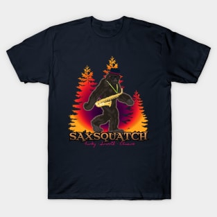 Saxquatch...Catch Him If You Can T-Shirt